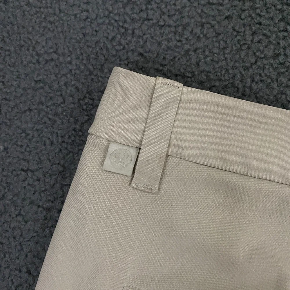 Lululemon ABC Classic-Fit 5 Pocket Pant Mens 38x30 Tan Beige Warpstreme